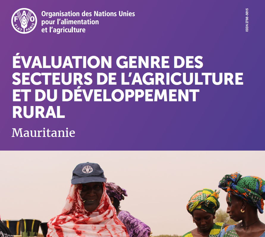 2021-Evaluation Genre des secteurs de l'agriculture et du développement Rural