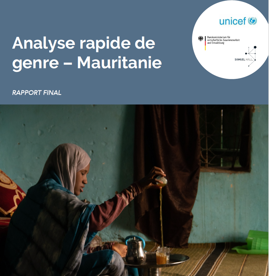 2022- Analyse rapide de genre –Mauritanie