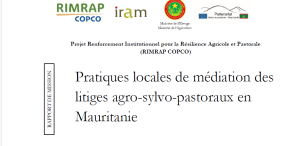 Rapport mission mediation locale pour les litiges agro sylvo pastoraux 2022