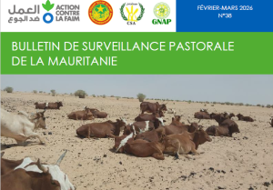 Bulletin surveillance pastorale Mauritanie fevrier-mars 2026